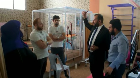 زيارة مجلس إدارة جمعية إنعاش الفقير لمركز العلاج الفيزيائي